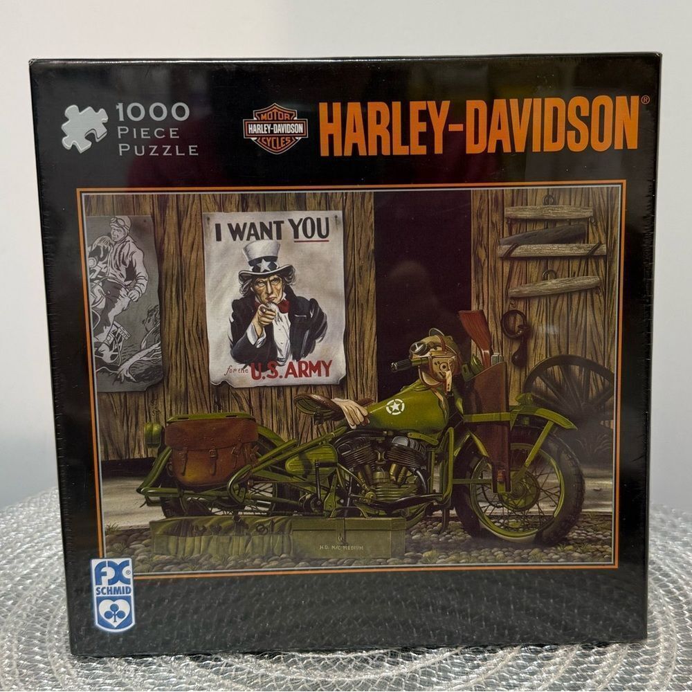 Harley Davidson Freedom Riders 1943 Puzzle 1000 Pieces NWT